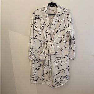 Abstract Tunic Blouse